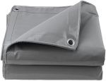 Waterproof Sauna Tarp, Heavy Duty Outdoor Cover for Wooden Sauna Room, Barrel Sauna, Camping Tent – Double-Sided Coating, Tear-Resistant, 118.1"x157.5"