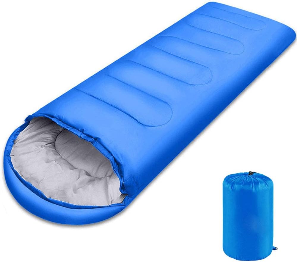 51jg7OFrA2L._AC_SL1000_.jpg Sleeping Bag, Lightweight 3 Season Weather Sleep Bags for Kids Adults Girls Women, Microfiber Filled 5-20 Degree for Backpacking/Hiking/Camping/Mountaineering with Compression Sack - Image 1
